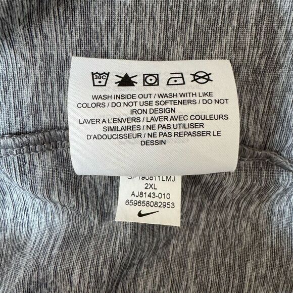 NWOT Nike Dri-fit Heather gray tank top 2XL - Picture 7 of 7